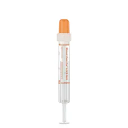 Blood Gas Monovette®, calcium-balanced lithium heparin, 2 ml, cap white/orange, connection: Luer (m)