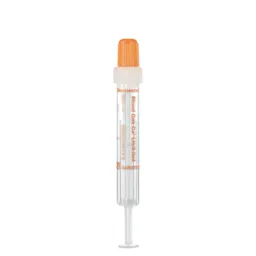 Blood Gas Monovette®, calcium-balanced lithium heparin, 2 ml, cap white/orange, connection: Luer (m)