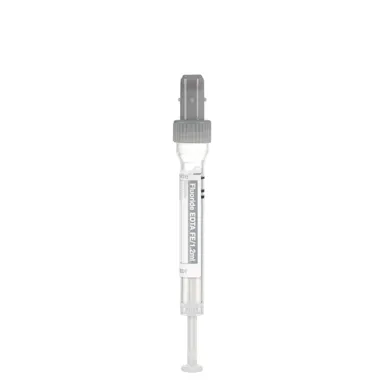 S-Monovette® Fluoride/EDTA FE, 1.2 ml, cap grey, (LxØ): 66 x 8 mm, with plastic label