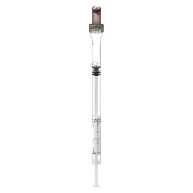 S-Sedivette®, Citrate, 4NC, 3.5 ml, cap black, (LxØ): 130 x 8 mm, with paper label