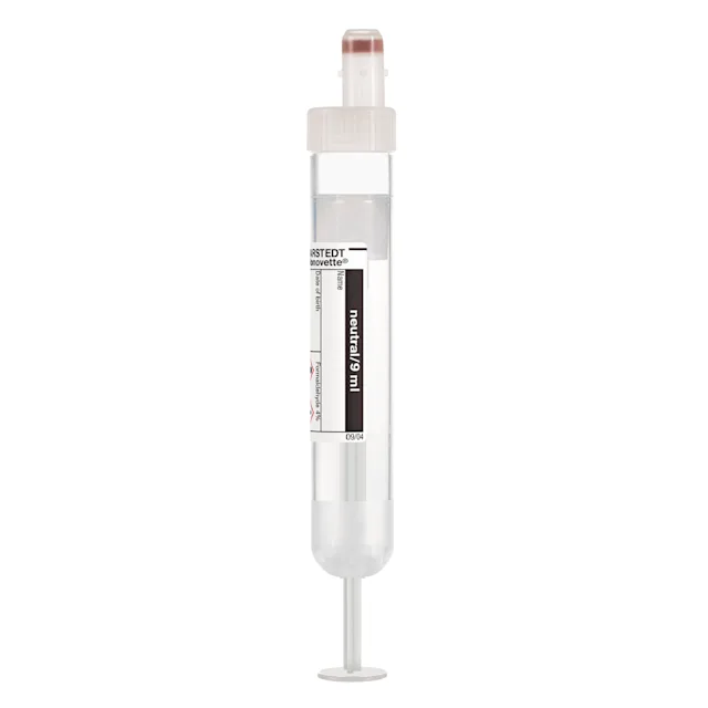 S-Monovette®, 9 ml, for Formalin system, (LxØ): 92 x 16 mm, with paper label