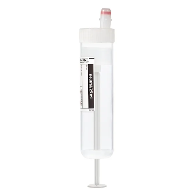 S-Monovette®, 25 ml, for Formalin system, (LxØ): 97 x 25 mm, with paper label