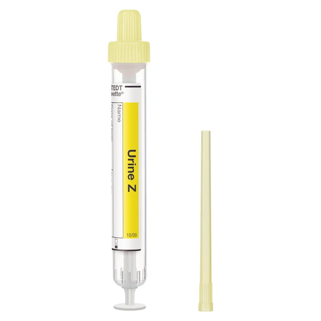 Urin-Monovette®, Z, 10 мл, Крышка желтый(-ая), (ВxØ): 102 x 15 мм, 64 шт./Пакет