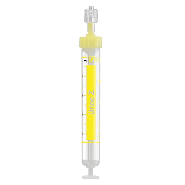 Monovette® para urina, Z, 10 ml, tampa amarela, (CxØ): 102 x 15,3 mm, 100 unid./pacote