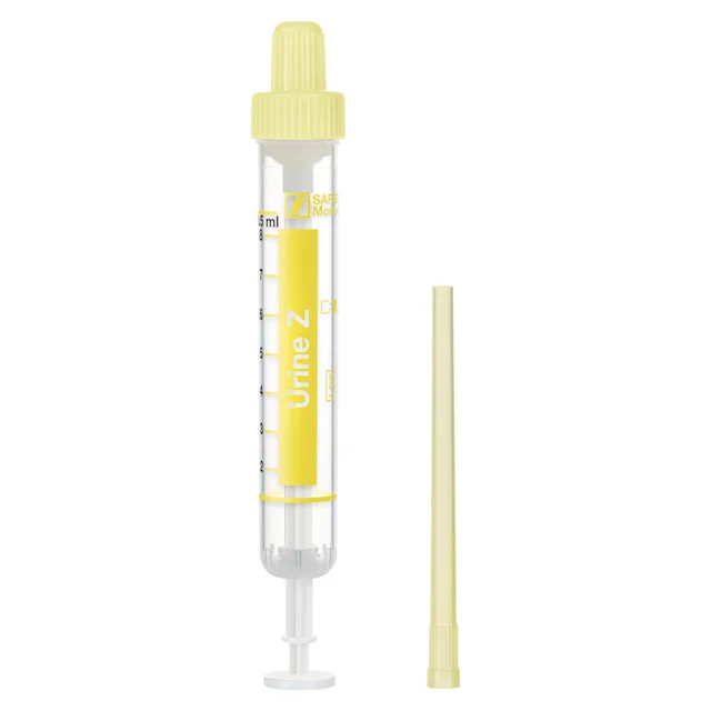 Urin-Monovette®, Z, 8,5 мл, Крышка желтый(-ая), (ВxØ): 92 x 15 мм, 64 шт./Пакет