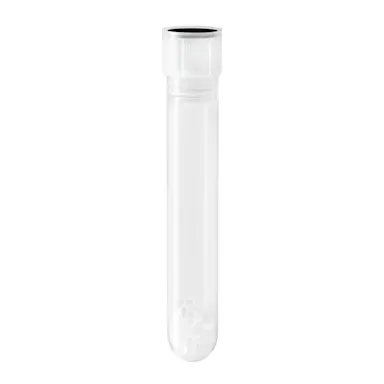 Sample tube, Serum CAT, 10 ml, cap white, (LxØ): 95 x 16.8 mm