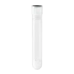 Sample tube, Serum CAT, 10 ml, cap white, (LxØ): 95 x 16.8 mm