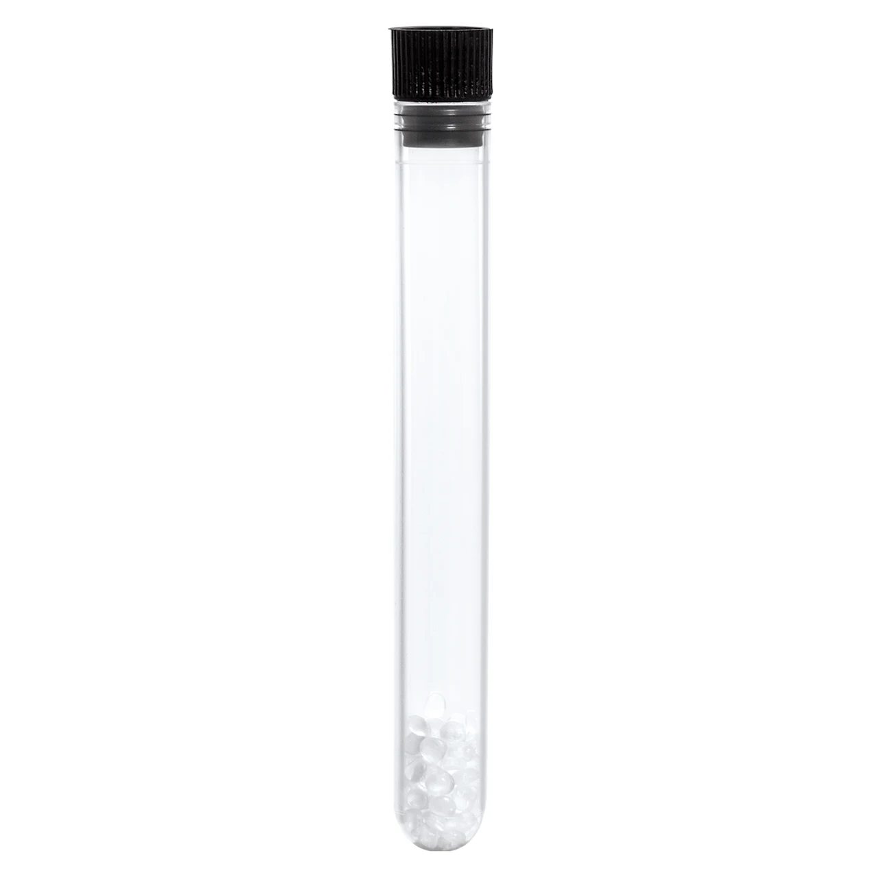Tube à échantillon, Sérum CAT, 7 ml, bouchon noir, (L x Ø) : 100 x 13 mm