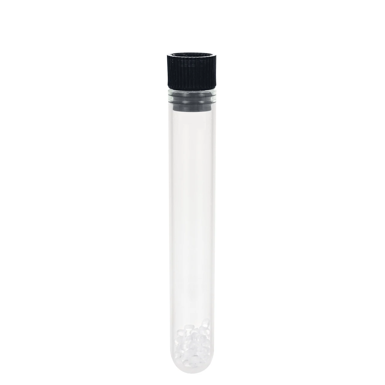 Tube à échantillon, Sérum CAT, 4 ml, bouchon noir, (L x Ø) : 75 x 12 mm