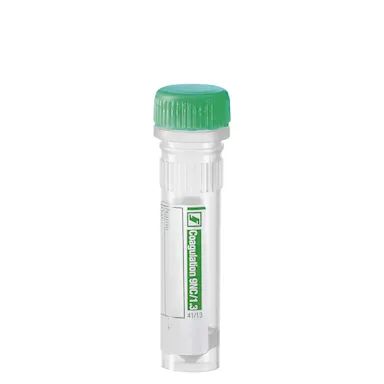 Micro sample tube Citrate 9NC 0.106 mol/l 3.2%, 1.3 ml, screw cap, EU