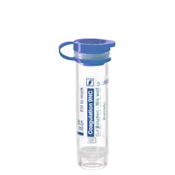 Micro sample tube Citrate 9NC 0.106 mol/l 3.2%, 0.5 ml, push cap, ISO