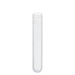 Screw cap tube, 5 ml, (LxØ): 75 x 13 mm, round base, PP, without cap, 500 piece(s)/StackPack