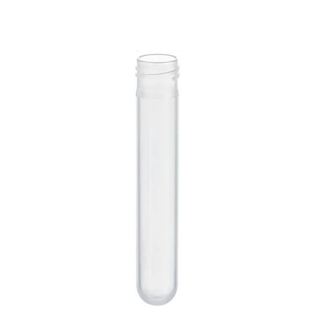 Screw cap tube, 5 ml, (LxØ): 75 x 13 mm, round base, PP, without cap, 500 piece(s)/StackPack