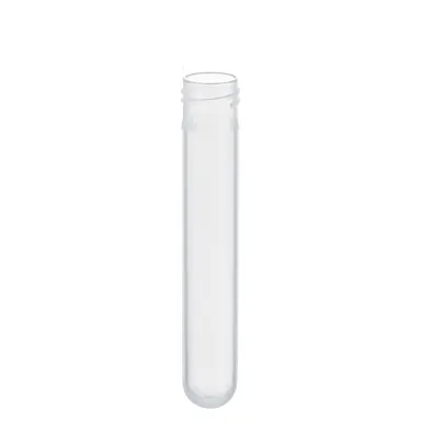 Screw cap tube, 5 ml, (LxØ): 75 x 13 mm, round base, PP, without cap, 1,000 piece(s)/bag
