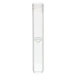 Screw cap tube, 5 ml, (LxØ): 92 x 15.3 mm, conical false bottom, rounded tube bottom, PP, without cap, 100 piece(s)/bag