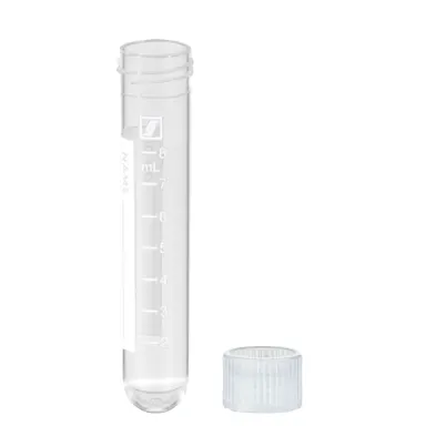 Screw cap tube, 10 ml, (LxØ): 79 x 16 mm, PP, with print