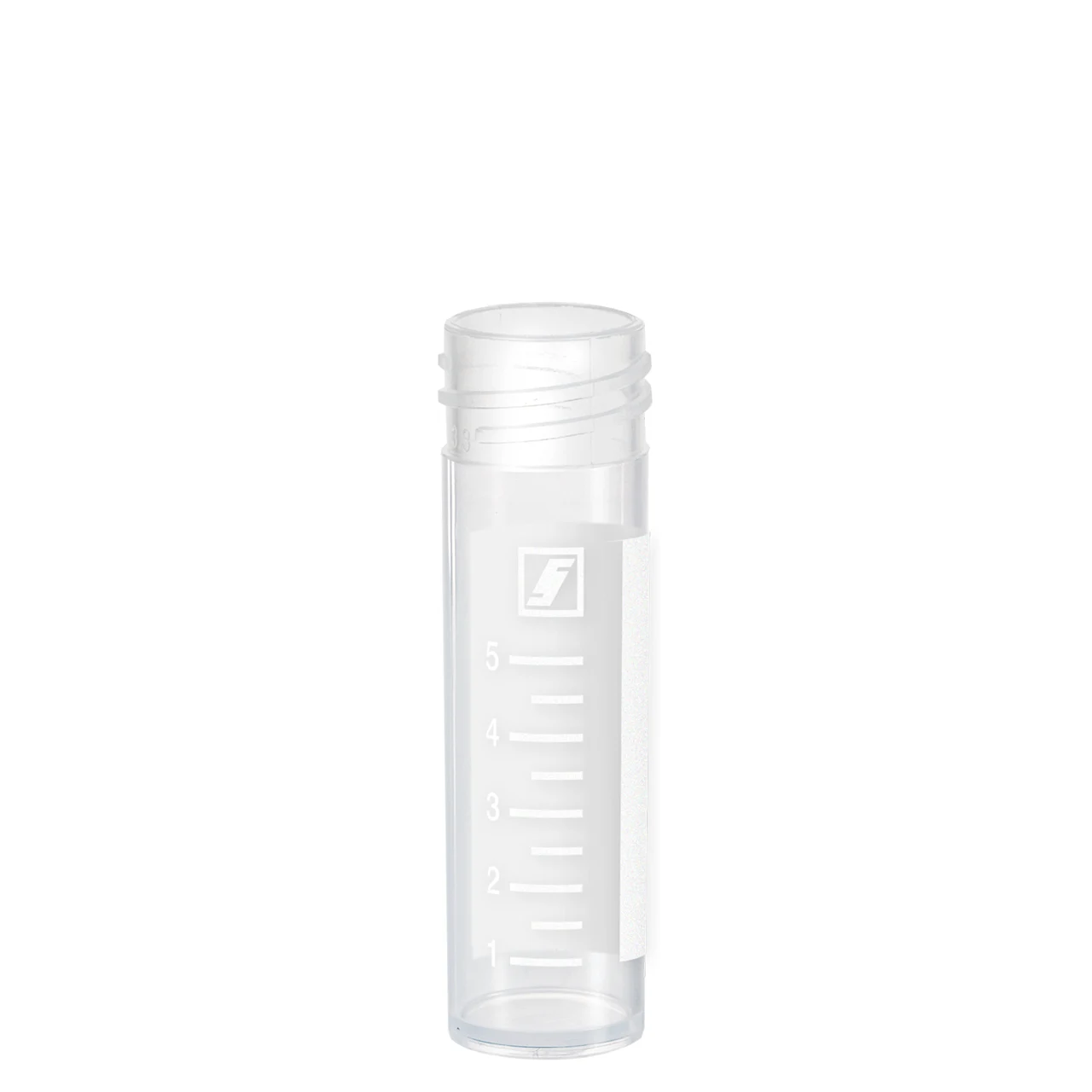 Screw cap tube, 8 ml, (LxØ): 57 x 16.5 mm, PP, with print