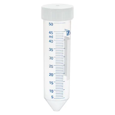 Screw cap tube, 50 ml, (LxØ): 114 x 28 mm, PP, with print