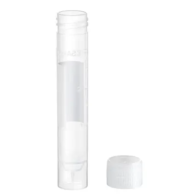 Screw cap tube, 3.5 ml, (LxØ): 66 x 11.5 mm, PP, with print