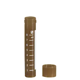 Screw cap tube, 10 ml, (LxØ): 79 x 16 mm, PP, with print