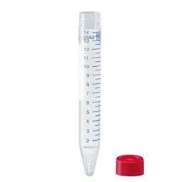 Screw cap tube, 15 ml, (LxØ): 120 x 17 mm, PS, with print