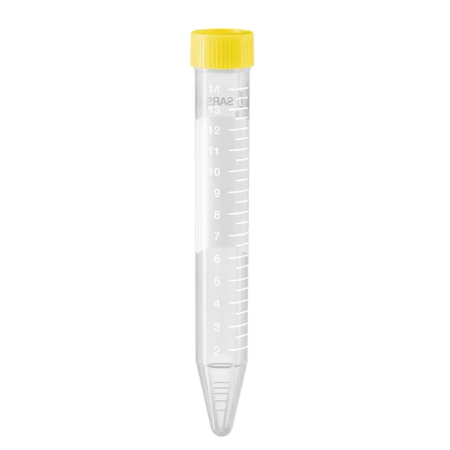 Screw cap tube, 15 ml, (LxØ): 120 x 17 mm, PS, with print