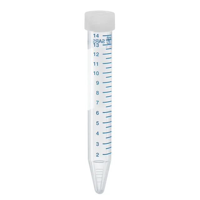Screw cap tube, 15 ml, (LxØ): 120 x 17 mm, PP, with print