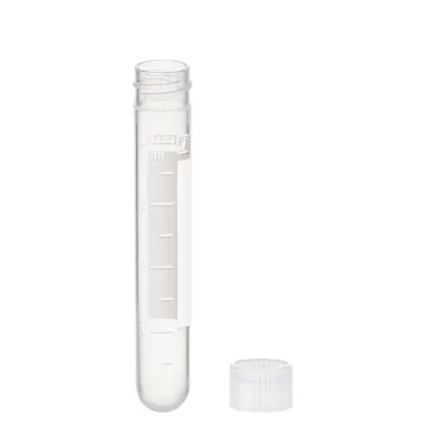 Screw cap tube, 4.5 ml, (LxØ): 75 x 12 mm, PP, with print
