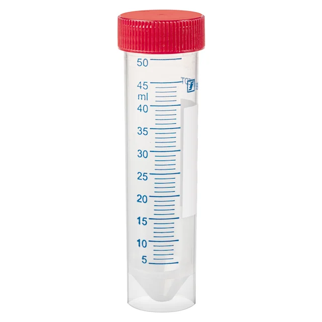Screw cap tube, 50 ml, (LxØ): 115 x 28 mm, PP, with print