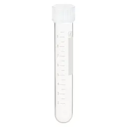 Screw cap tube, 10 ml, (LxØ): 92 x 15.3 mm, PP, with print