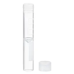 Screw cap tube, 5 ml, (LxØ): 92 x 15.3 mm, conical false bottom, flat tube bottom, PP, cap enclosed, 1,000 piece(s)/bag
