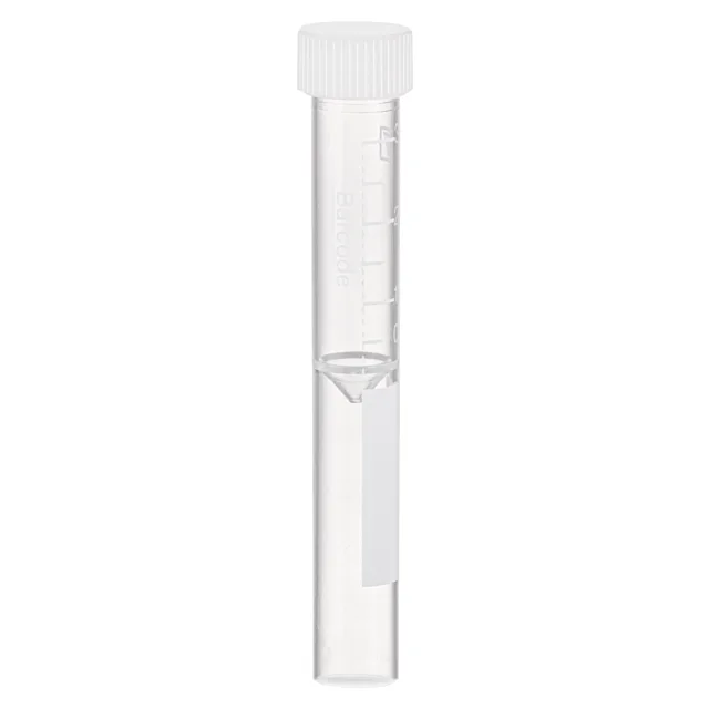 Screw cap tube, 3.5 ml, (LxØ): 92 x 13 mm, conical false bottom, flat tube bottom, PP, cap assembled, 100 piece(s)/bag