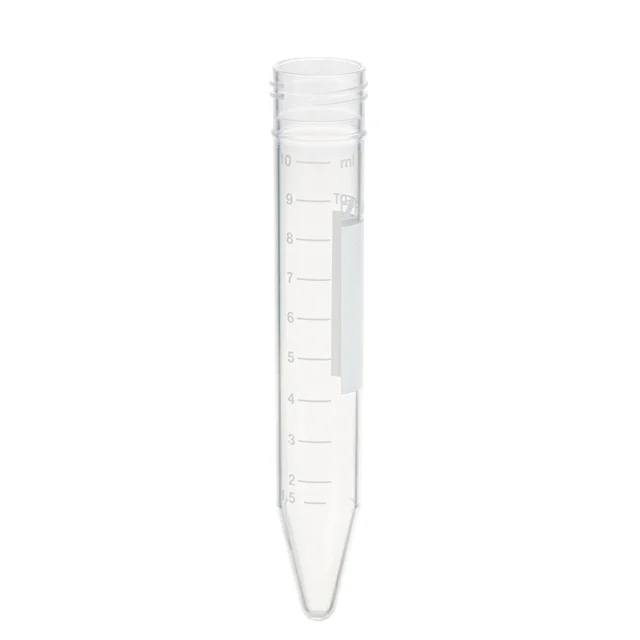 Tubo, 10 ml, (CxØ): 100 x 16 mm, PP, com graduação impressa