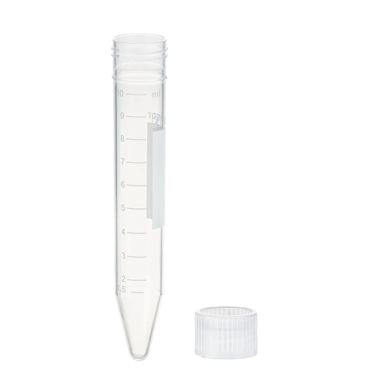Tube, 10 ml, (LxØ): 100 x 16 mm, PP, with print