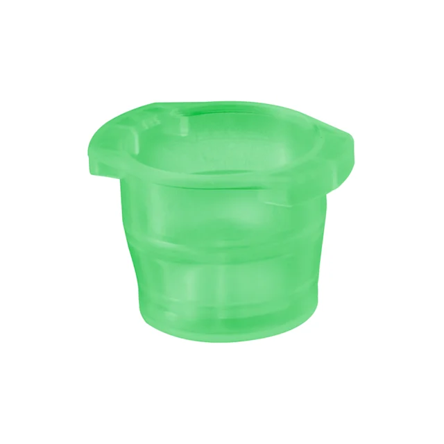 Cap, green, suitable for tubes Ø 10-17 mm