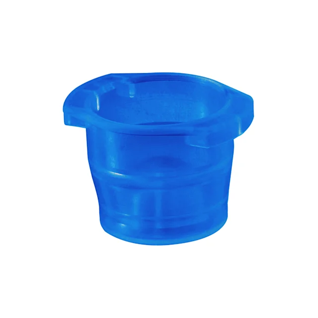 Cap, blue, suitable for tubes Ø 10-17 mm