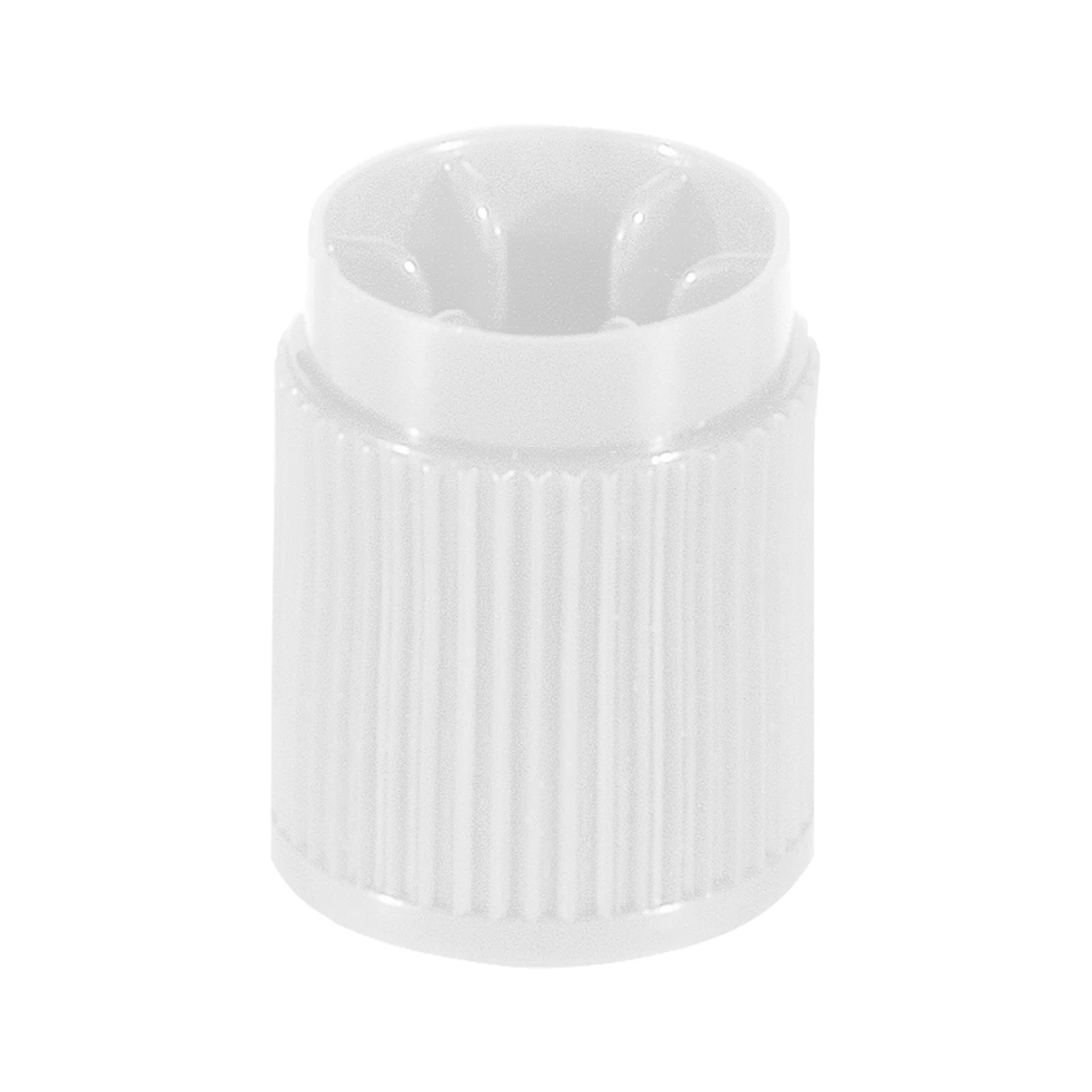 Screw cap, HD-PE, natural, for tubes 75 x 13 mm