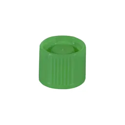 Screw cap, green, suitable for tubes Ø 16-16.5 mm