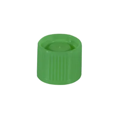 Screw cap, green, suitable for tubes Ø 16-16.5 mm