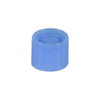 Screw cap, blue, suitable for tubes Ø 16-16.5 mm