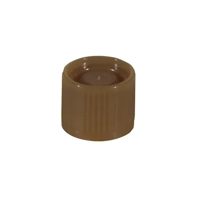 Screw cap, brown, suitable for tubes Ø 16-16.5 mm