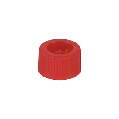 Screw cap, red, suitable for tubes 82 x 13 mm