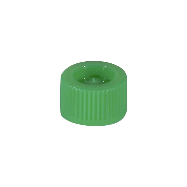 Screw cap, green, suitable for tubes 82 x 13 mm