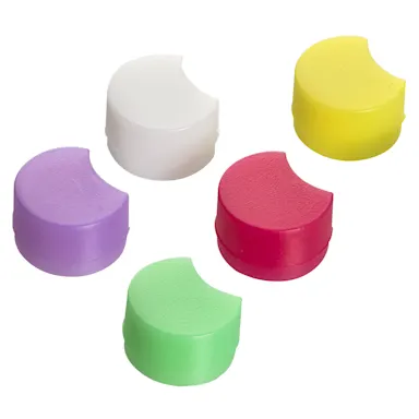 Colour-coded inserts, for CryoPure tubes, colour mix