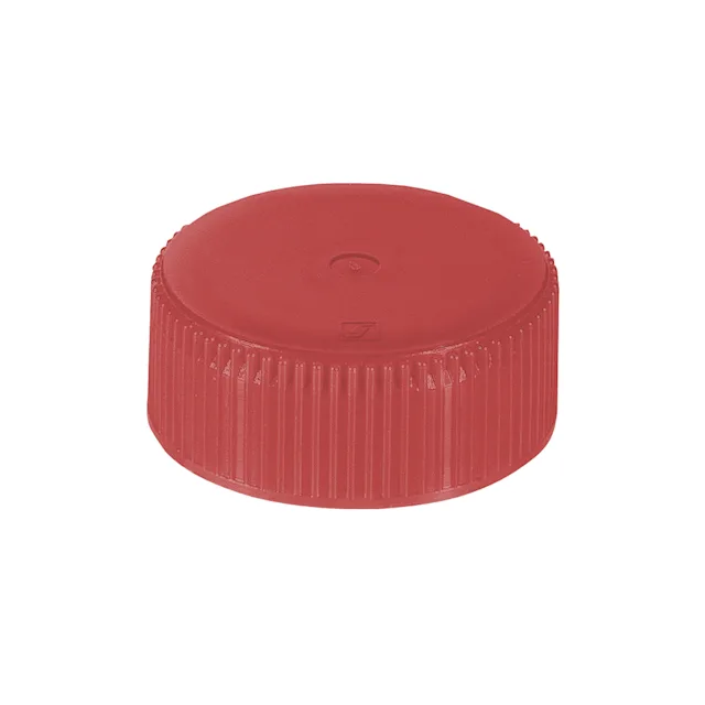 Tapón de rosca, rojo, adecuada para tubos Ø 28 mm