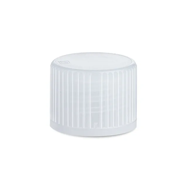 Archiving screw cap, HD-PE, light blue, for tubes 75 x 13 mm