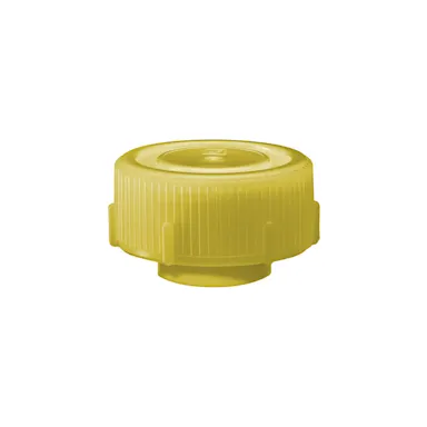 Screw cap, yellow, suitable for Mailing container 126 x 30 mm