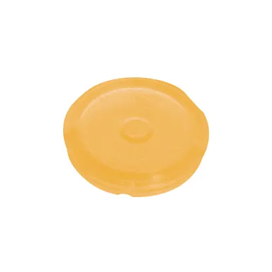 Colour-coded inserts, yellow, PP, suitable for screw caps 65.712.xxx