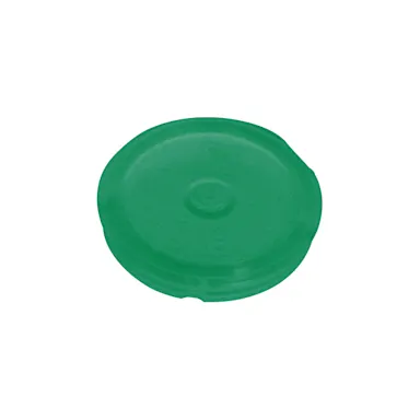 Colour-coded inserts, green, PP, suitable for screw caps 65.712.xxx
