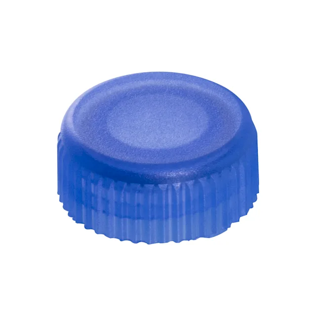Screw cap, blue, suitable for screw cap micro tubes